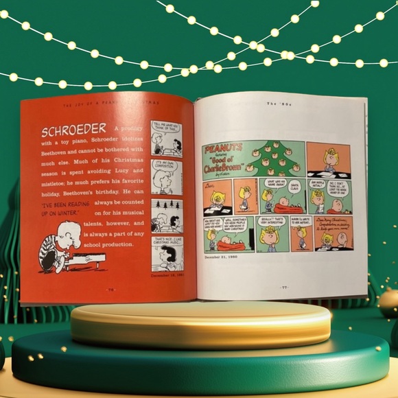 Vintage- The Joy of A Peanuts Christmas-50 Years of Comics- Hallmark c2000 - Picture 3 of 8